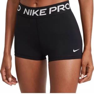 NIKE PRO STRETCH BLACK CROP LEGGINGS WORKOUT GYM S